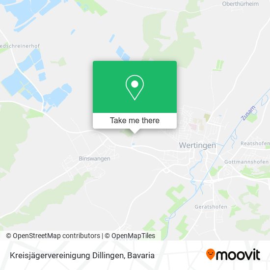 Карта Kreisjägervereinigung Dillingen