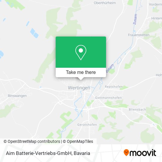 Aim Batterie-Vertriebs-GmbH map