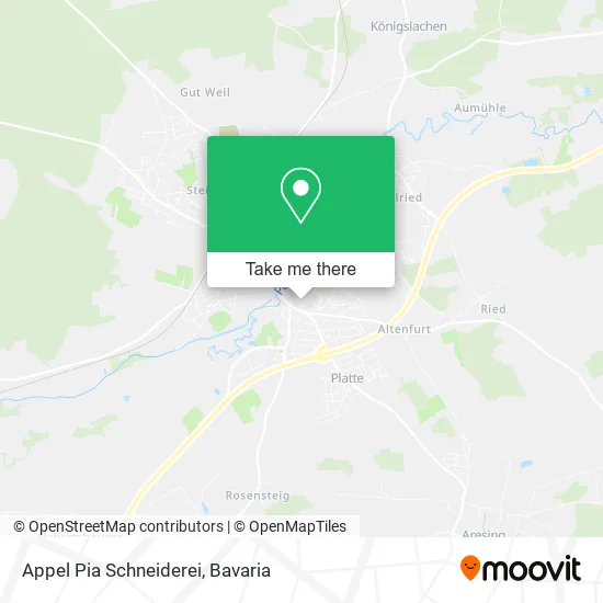 Карта Appel Pia Schneiderei