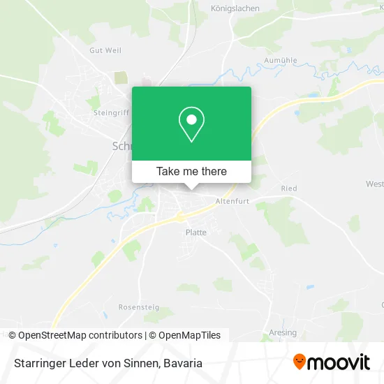 Карта Starringer Leder von Sinnen