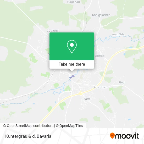Карта Kuntergrau & d