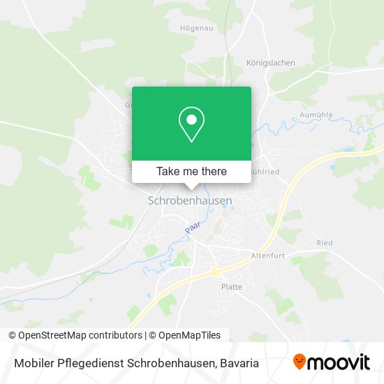 Mobiler Pflegedienst Schrobenhausen map