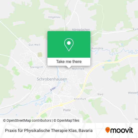 Praxis für Physikalische Therapie Klas map