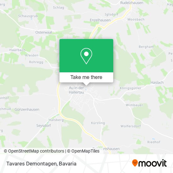 Карта Tavares Demontagen