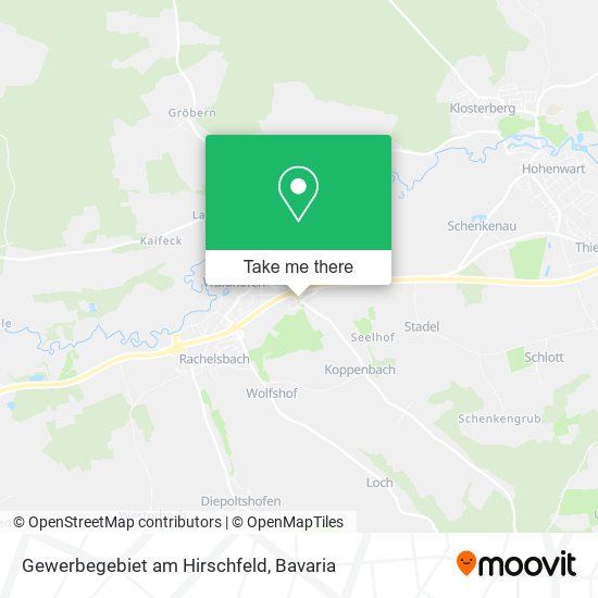 Gewerbegebiet am Hirschfeld map