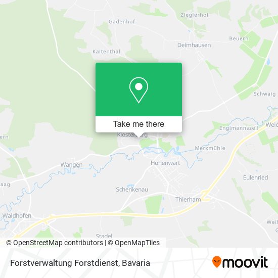 Forstverwaltung Forstdienst map