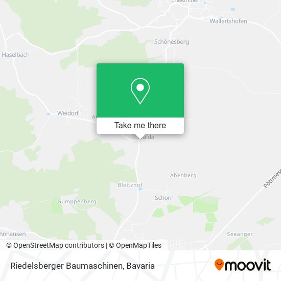 Riedelsberger Baumaschinen map