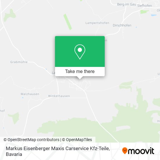 Карта Markus Eisenberger Maxis Carservice Kfz-Teile