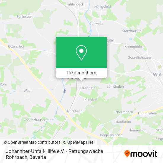 Johanniter-Unfall-Hilfe e.V. - Rettungswache Rohrbach map