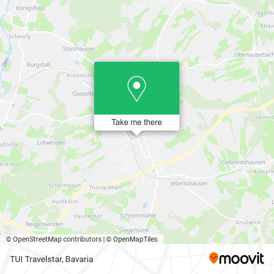 TUI Travelstar map