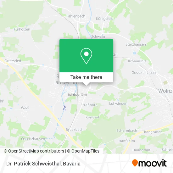 Dr. Patrick Schweisthal map