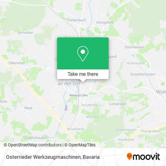 Osterrieder Werkzeugmaschinen map