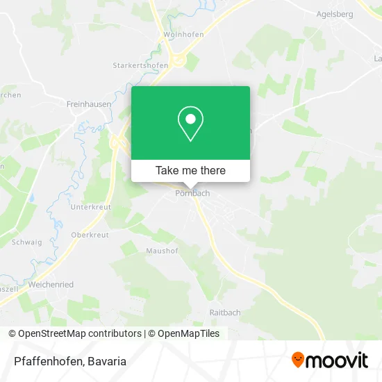 Карта Pfaffenhofen