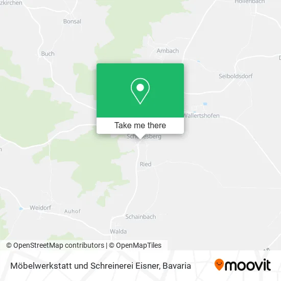 Карта Möbelwerkstatt und Schreinerei Eisner