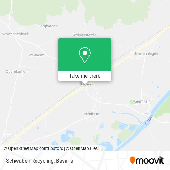 Schwaben Recycling map