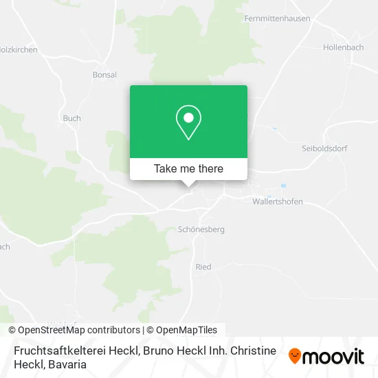 Карта Fruchtsaftkelterei Heckl, Bruno Heckl Inh. Christine Heckl