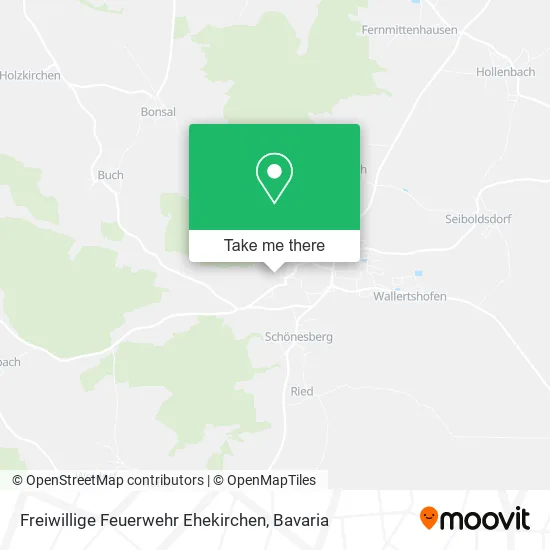 Карта Freiwillige Feuerwehr Ehekirchen