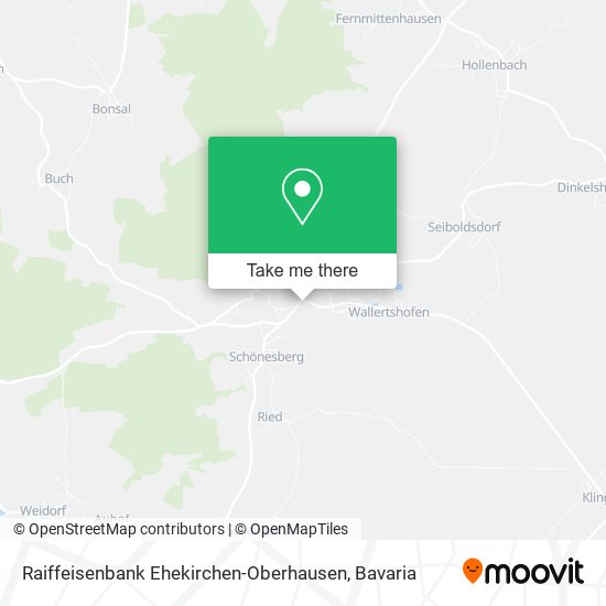 Raiffeisenbank Ehekirchen-Oberhausen map