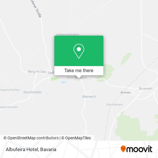 Albufeira Hotel map