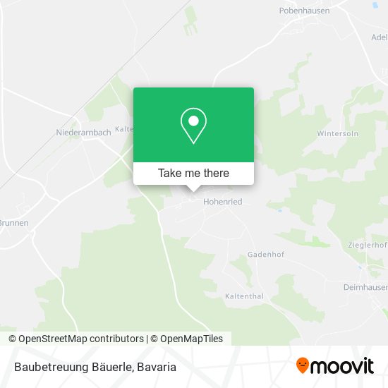 Baubetreuung Bäuerle map