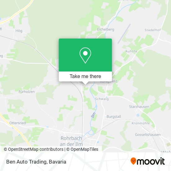 Ben Auto Trading map