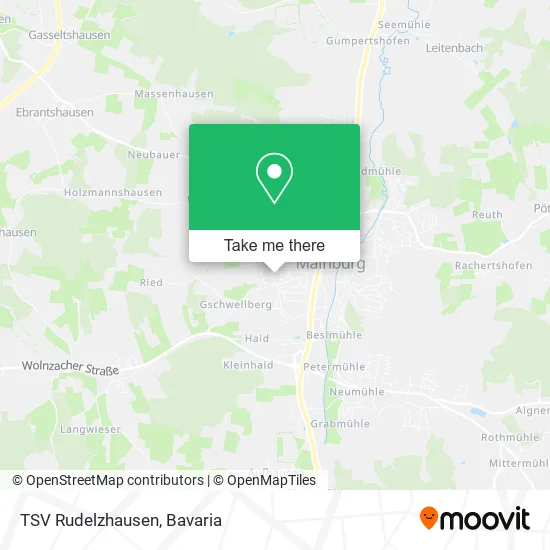 Карта TSV Rudelzhausen