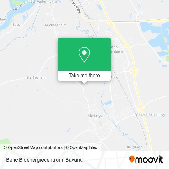 Benc Bioenergiecentrum map