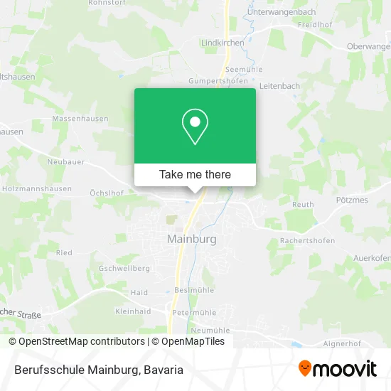 Карта Berufsschule Mainburg
