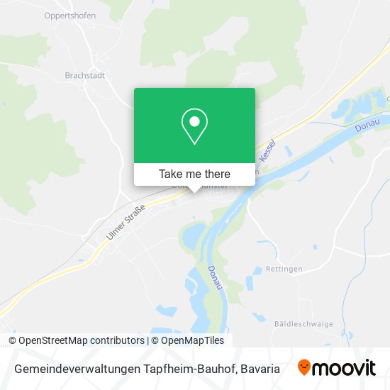 Gemeindeverwaltungen Tapfheim-Bauhof map