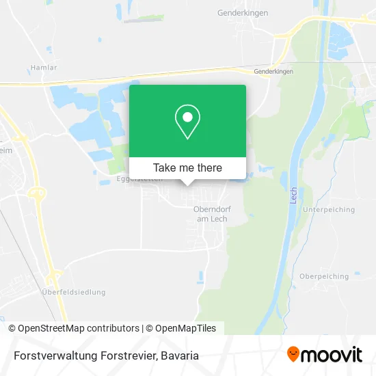 Карта Forstverwaltung Forstrevier