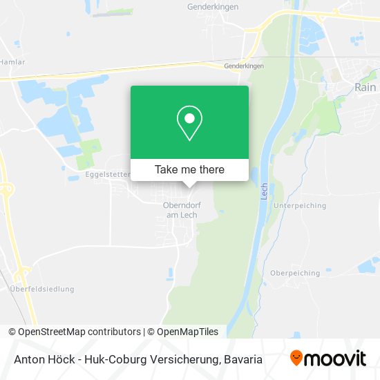 Карта Anton Höck - Huk-Coburg Versicherung
