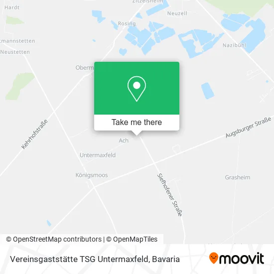 Карта Vereinsgaststätte TSG Untermaxfeld
