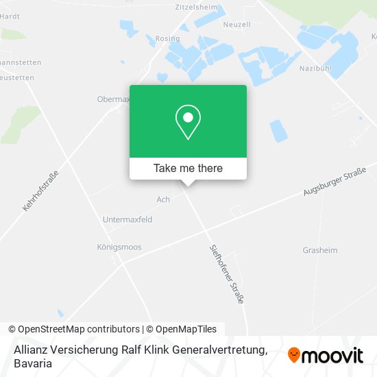 Allianz Versicherung Ralf Klink Generalvertretung map