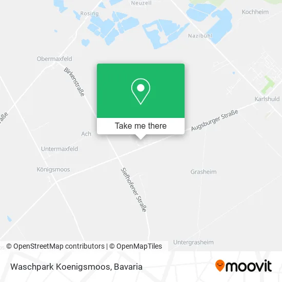 Карта Waschpark Koenigsmoos