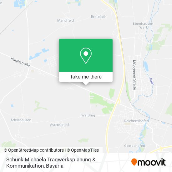 Карта Schunk Michaela Tragwerksplanung & Kommunikation