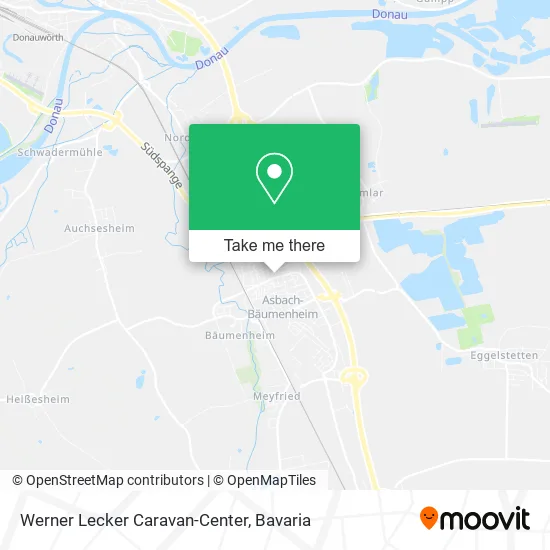 Карта Werner Lecker Caravan-Center
