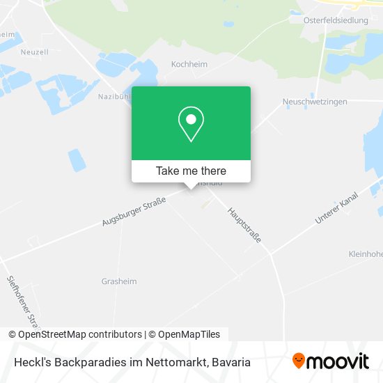 Карта Heckl's Backparadies im Nettomarkt