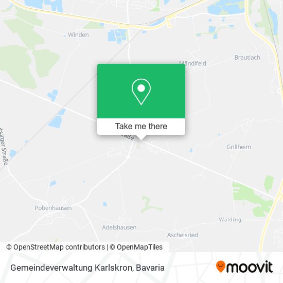 Карта Gemeindeverwaltung Karlskron