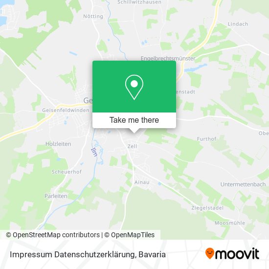 Impressum Datenschutzerklärung map