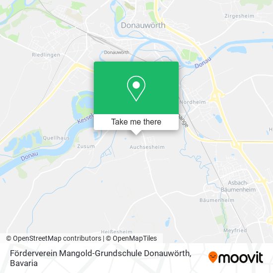 Förderverein Mangold-Grundschule Donauwörth map