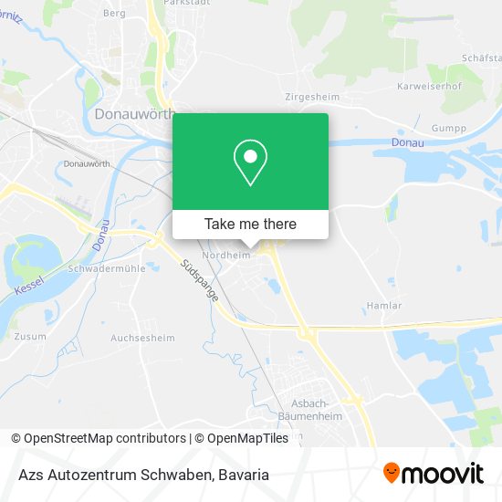 Azs Autozentrum Schwaben map