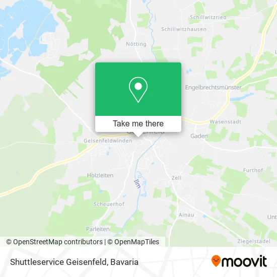 Карта Shuttleservice Geisenfeld