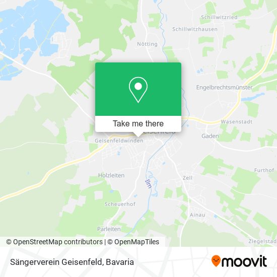 Sängerverein Geisenfeld map