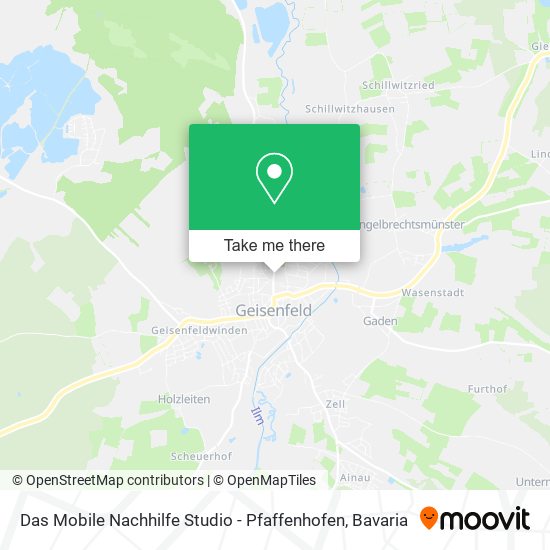 Das Mobile Nachhilfe Studio - Pfaffenhofen map