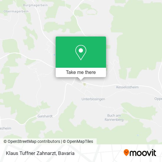 Klaus Tuffner Zahnarzt map