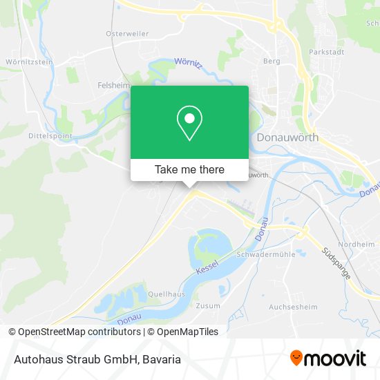 Autohaus Straub GmbH map