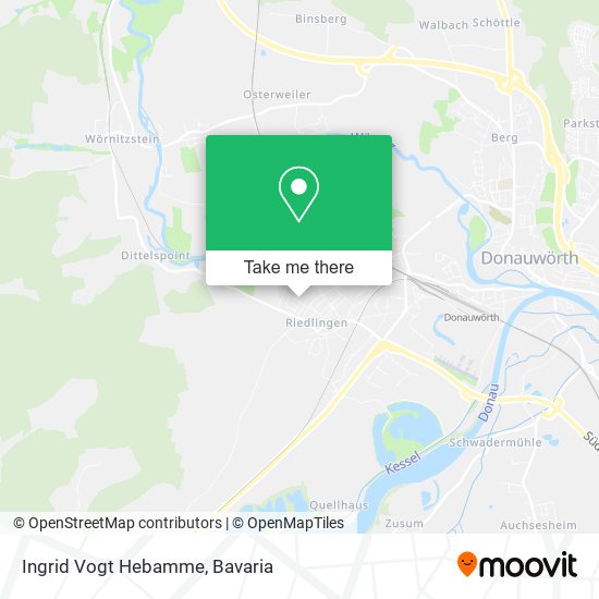 Карта Ingrid Vogt Hebamme