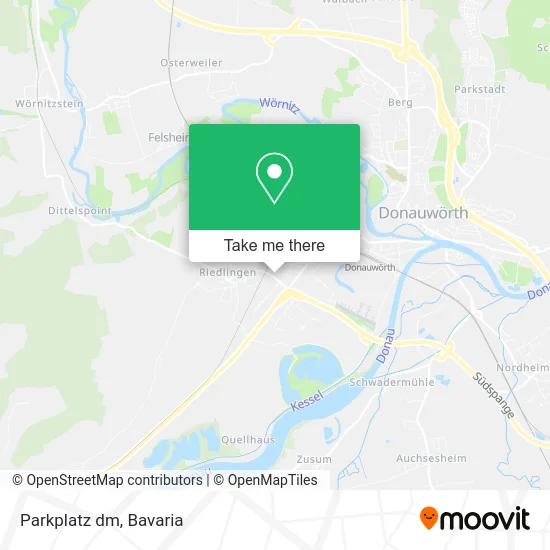 Карта Parkplatz dm