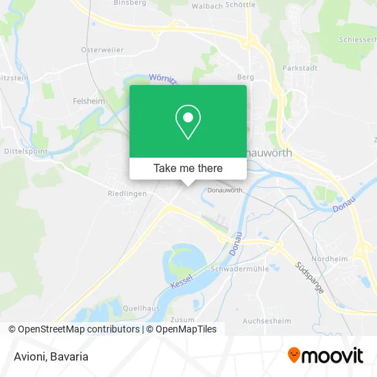 Карта Avioni