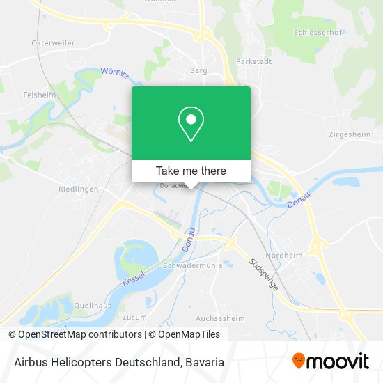 Airbus Helicopters Deutschland map